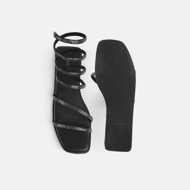 Mochi Women Black Party Gladiators (SKU: 35-2066-11-38)