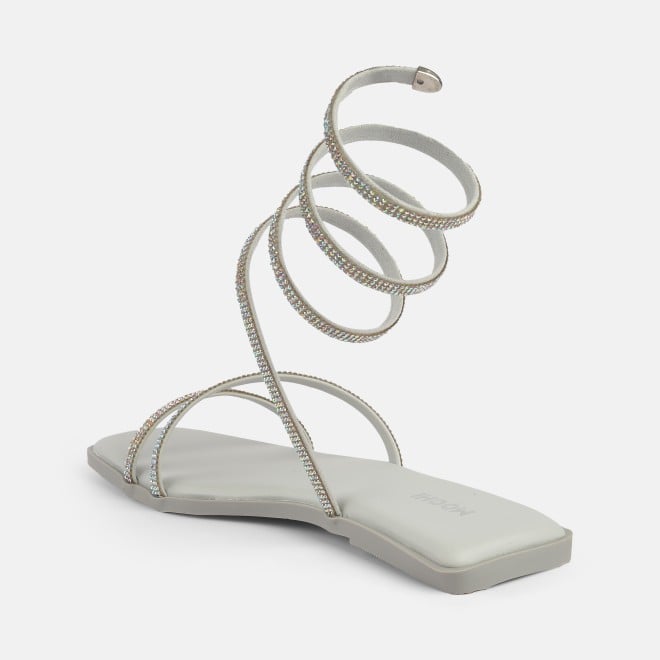 Mochi Women Silver Party Gladiators (SKU: 35-2066-27-38)