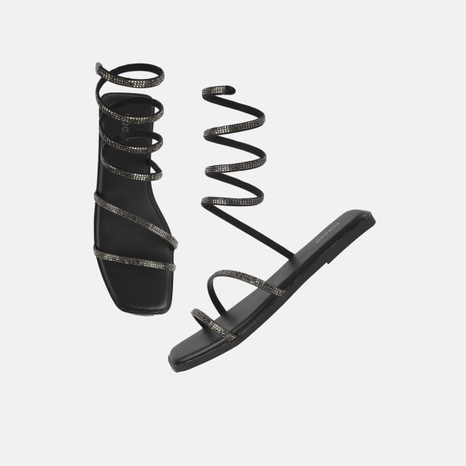 Mochi Women Black Party Gladiators (SKU: 35-2066-11-38)