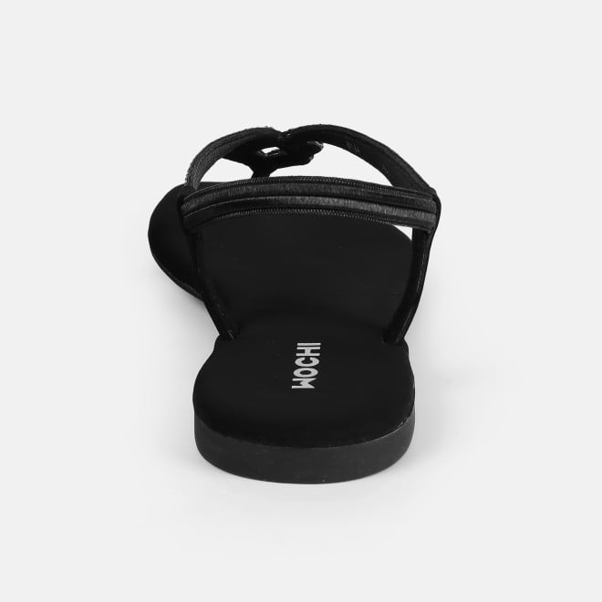 Mochi Women Black Casual Sandals (SKU: 35-2080-11-36)