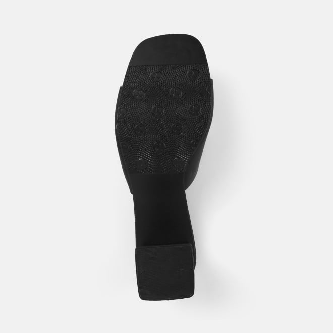 Mochi Women Black Party Slip Ons (SKU: 35-2081-11-36)