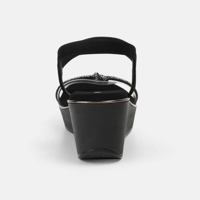 Mochi Women Black Casual Sandals (SKU: 35-2123-11-36)