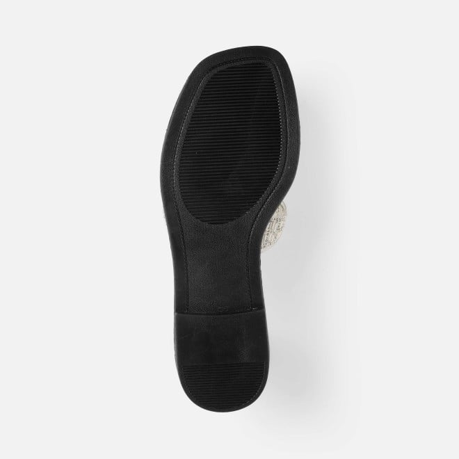 Mochi Women Silver Party Slippers (SKU: 35-2124-27-36)