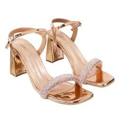 Women Rose-Gold Party Sandals