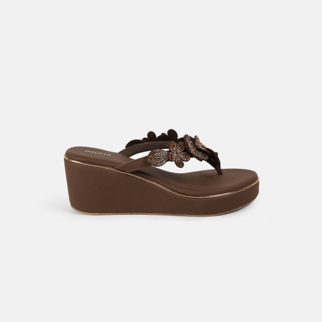 Mochi Women Brown Casual Sandals (SKU: 35-2344-12-36)