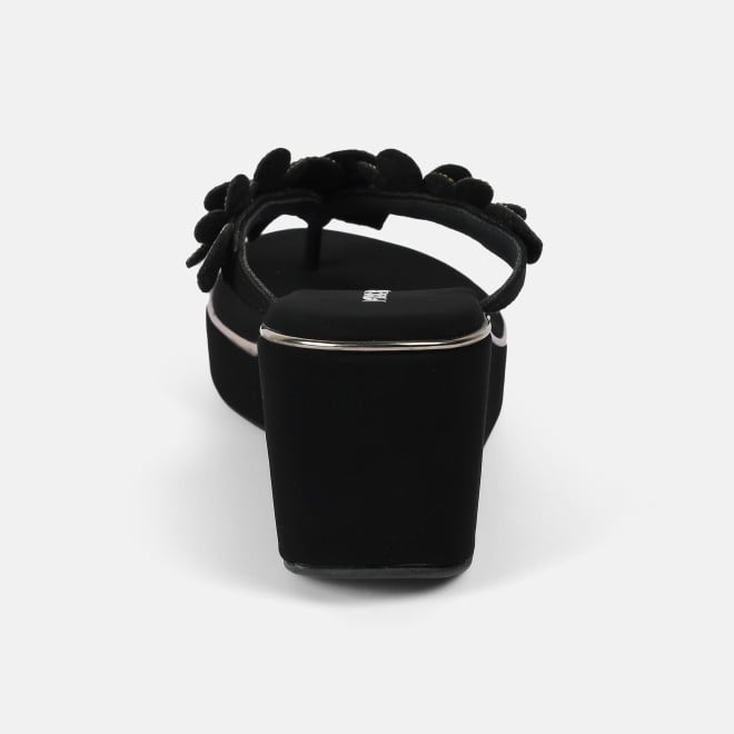 Mochi Women Black Casual Sandals (SKU: 35-2344-11-36)