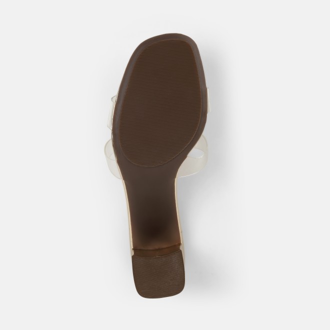 Mochi Women Gold Casual Slip Ons (SKU: 35-2423-15-36)