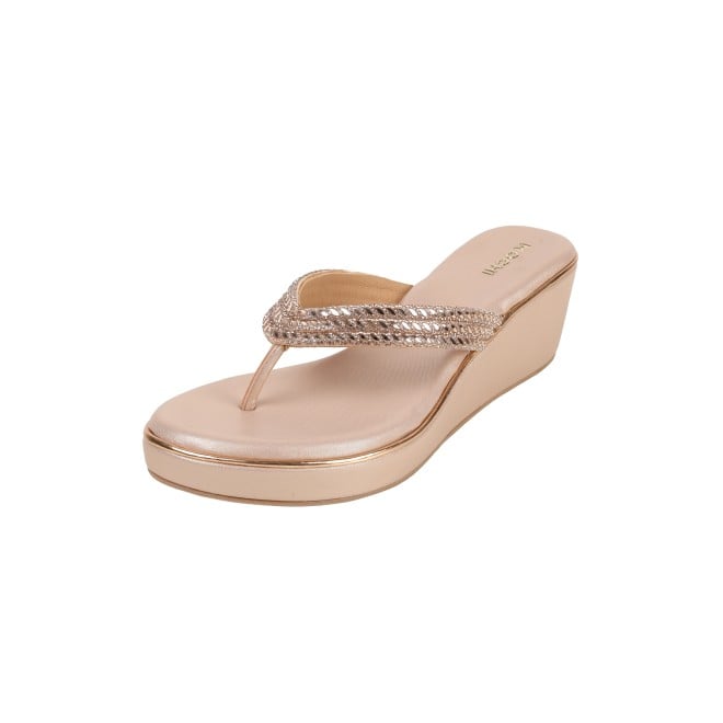 Mochi Women Rose-gold Casual Slip Ons (SKU: 35-2435-52-38)