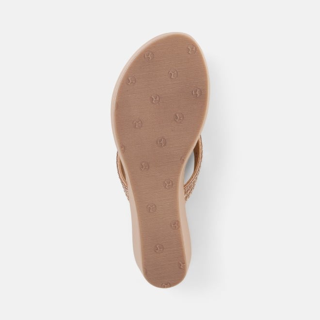 Mochi Women Rose-gold Casual Slip Ons (SKU: 35-2435-52-38)