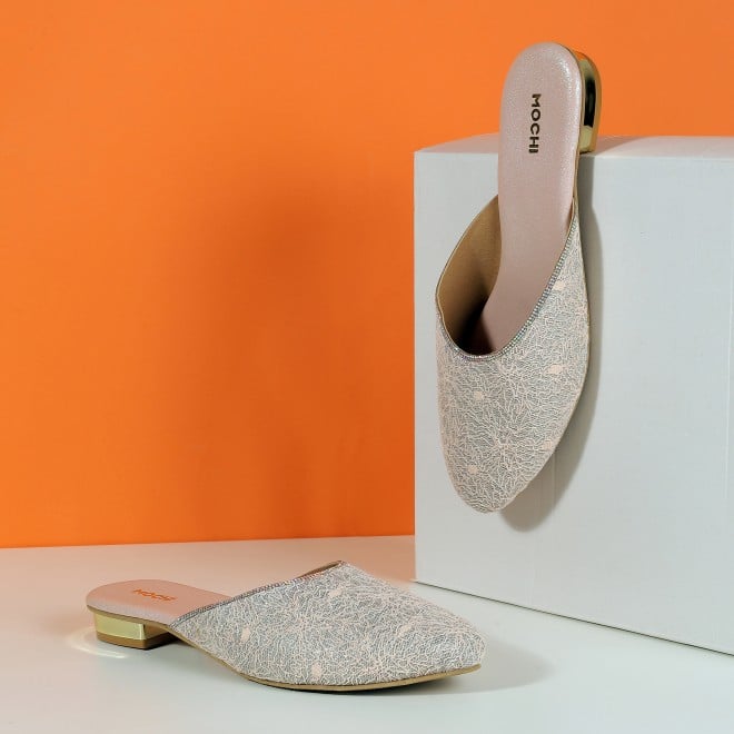 Mochi Women Rose-gold Wedding Slip Ons (SKU: 35-2497-52-37)