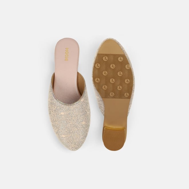 Mochi Women Rose-gold Wedding Slip Ons (SKU: 35-2497-52-37)