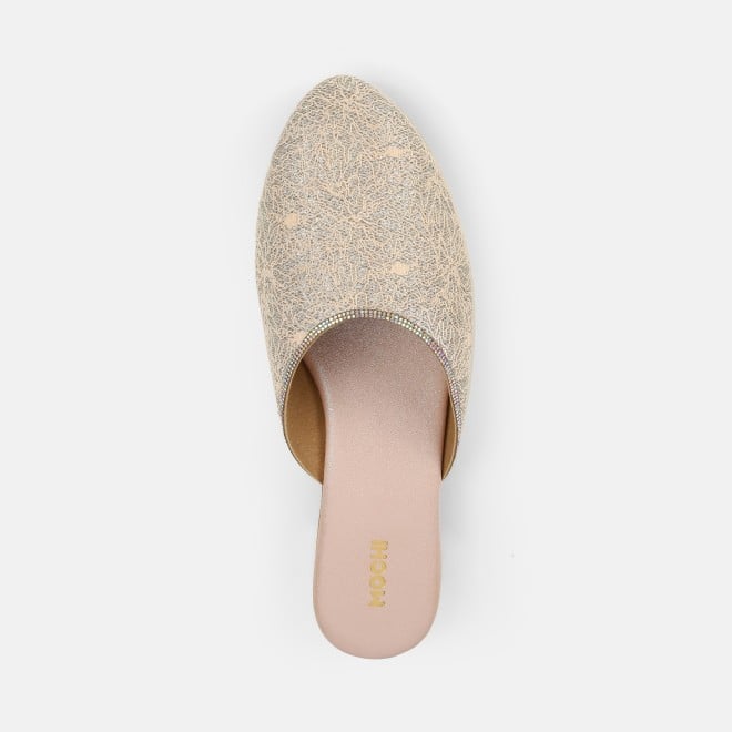 Mochi Women Rose-gold Wedding Slip Ons (SKU: 35-2497-52-37)