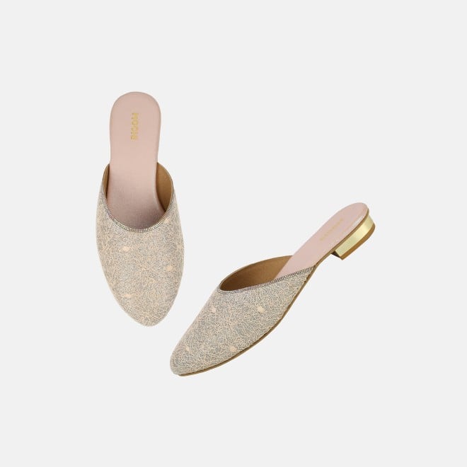 Mochi Women Rose-gold Wedding Slip Ons (SKU: 35-2497-52-37)