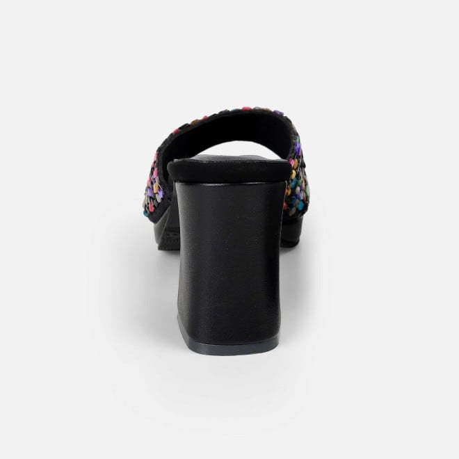 Mochi Women Black Casual Slip Ons (SKU: 35-2590-11-36)