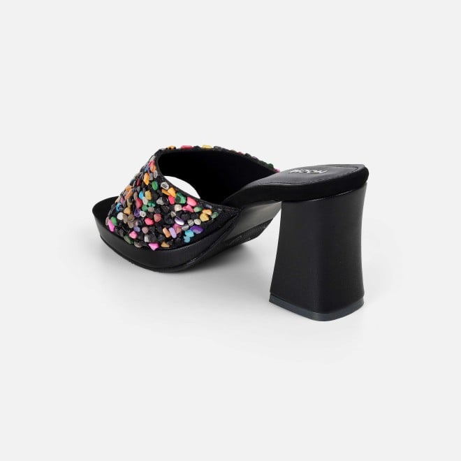 Mochi Women Black Casual Slip Ons (SKU: 35-2590-11-36)