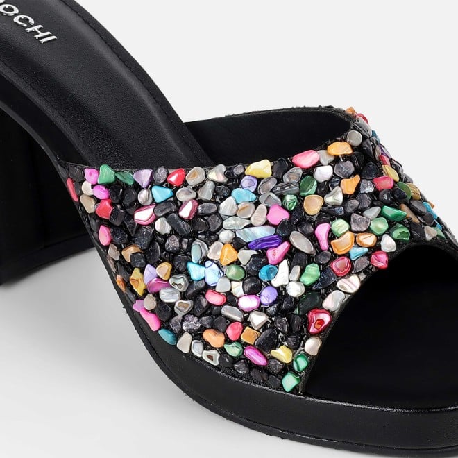 Mochi Women Black Casual Slip Ons (SKU: 35-2590-11-36)