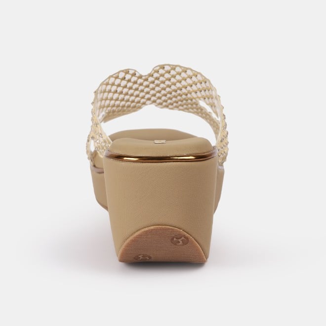 Mochi Women Beige Casual Slip Ons (SKU: 35-2597L-20-42)