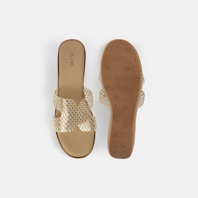 Mochi Women Beige Casual Slip Ons (SKU: 35-2597L-20-42)