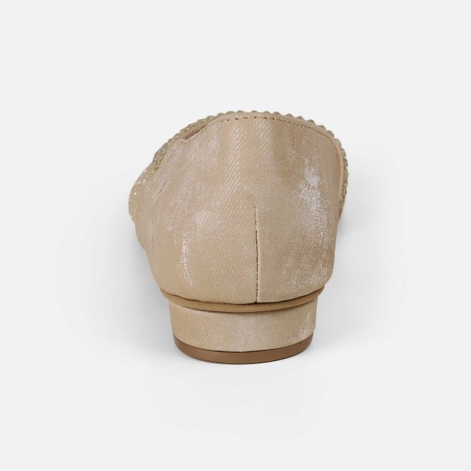 Mochi Women Gold Ethnic Sandals (SKU: 35-2598-15-37)