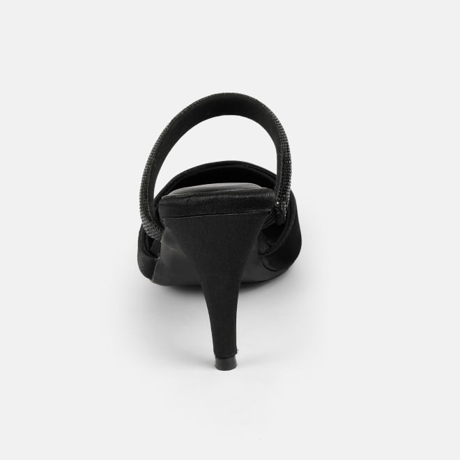 Mochi Women Black Formal Slip Ons (SKU: 35-2600-11-36)