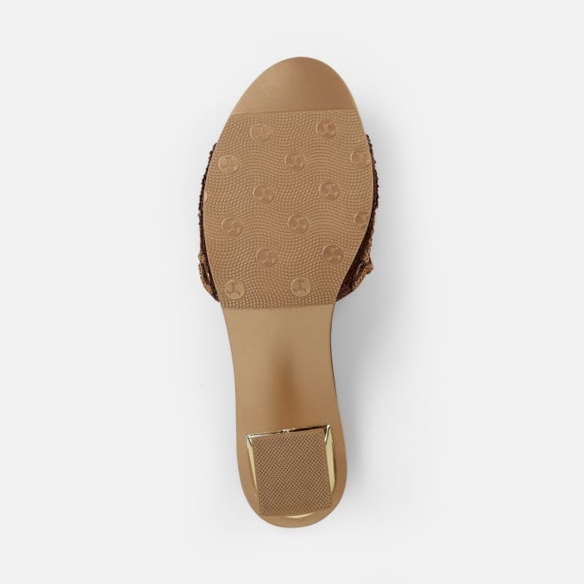 Mochi Women Bronze Wedding Slip Ons (SKU: 35-2630-46-36)