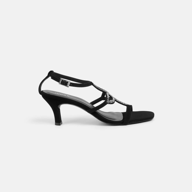 Mochi Women Black Party Sandals (SKU: 35-2632-11-36)