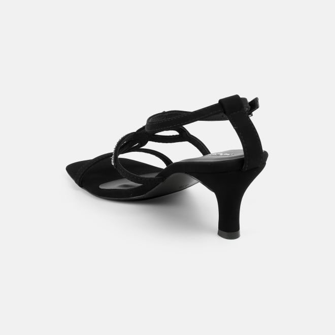 Mochi Women Black Party Sandals (SKU: 35-2632-11-36)