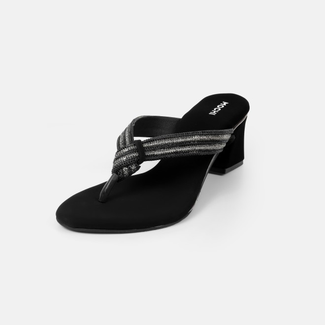 Mochi Women Black Casual Slippers (SKU: 35-2635-11-36)