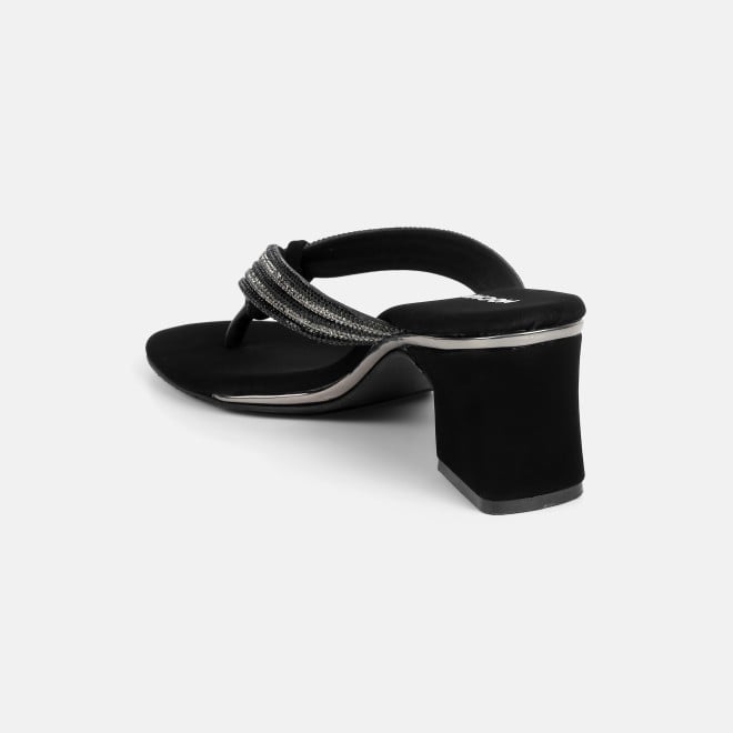 Mochi Women Black Casual Slippers (SKU: 35-2635-11-36)