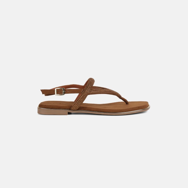 Mochi Women Tan Casual Sandals (SKU: 35-2638-23-37)