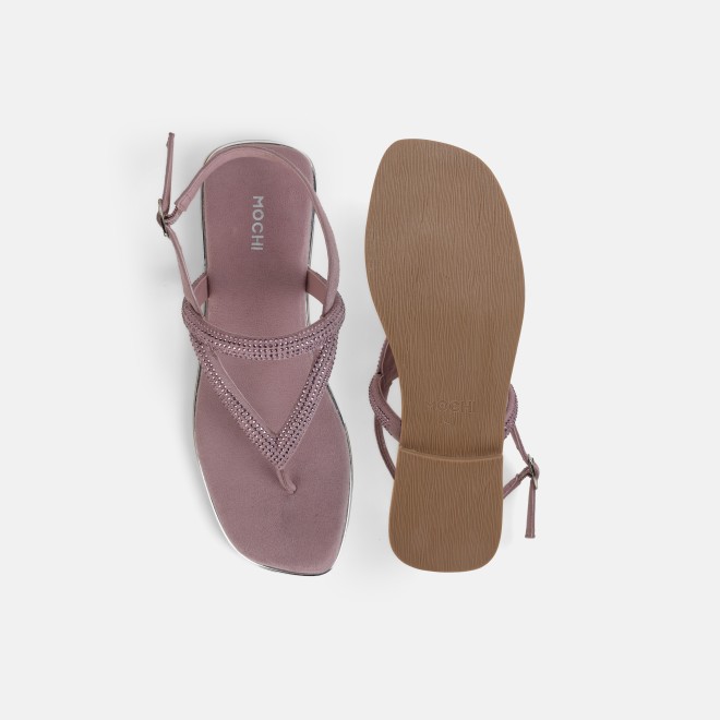 Mochi Women Purple Casual Sandals (SKU: 35-2638-26-37)