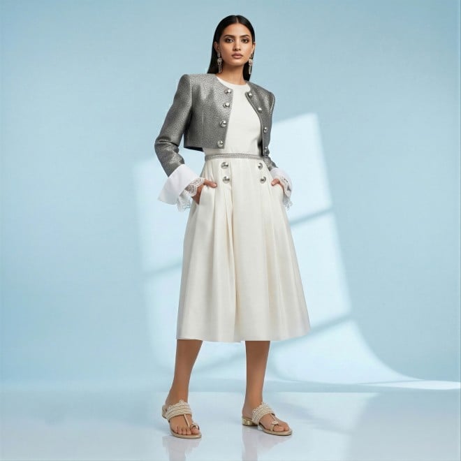 Mochi Women Gold Casual Slippers (SKU: 35-2663-15-36)