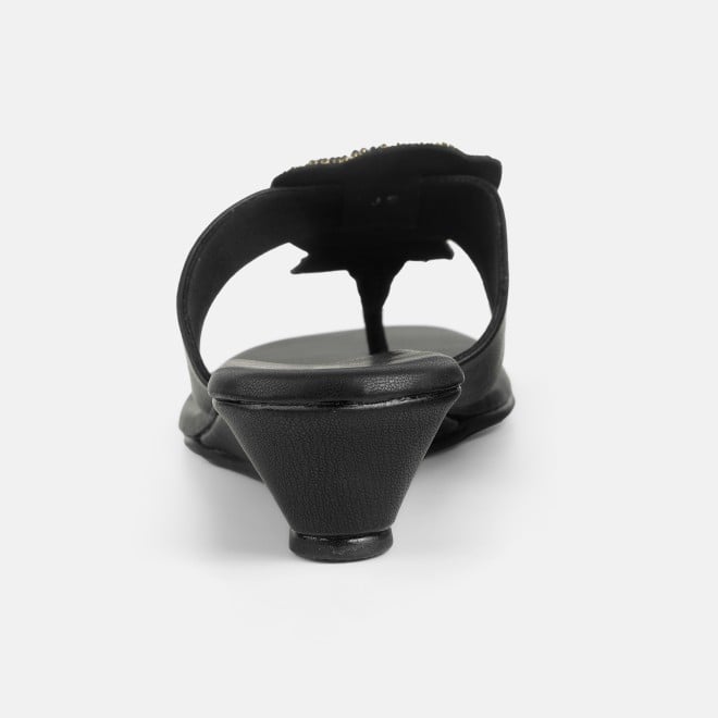 Mochi Women Black Casual Slip Ons (SKU: 35-2703-11-36)