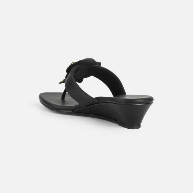 Mochi Women Black Casual Slip Ons (SKU: 35-2703-11-36)