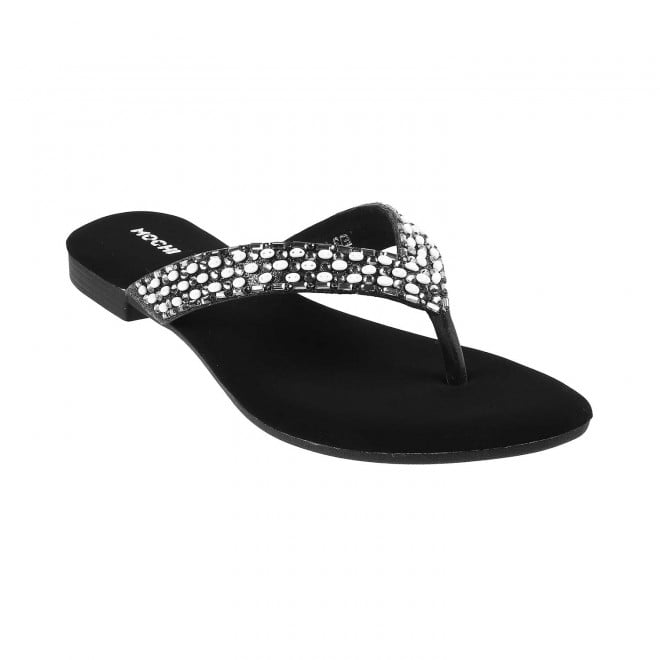 Faux fur slippers - Black - Ladies | H&M IN-gemektower.com.vn