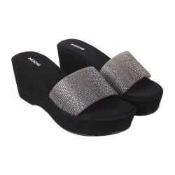 Women Black Casual Sandals