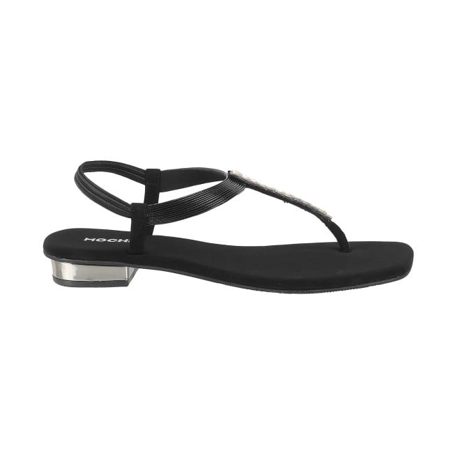 Mochi Women Black Party Sandals (SKU: 35-319-11-36)