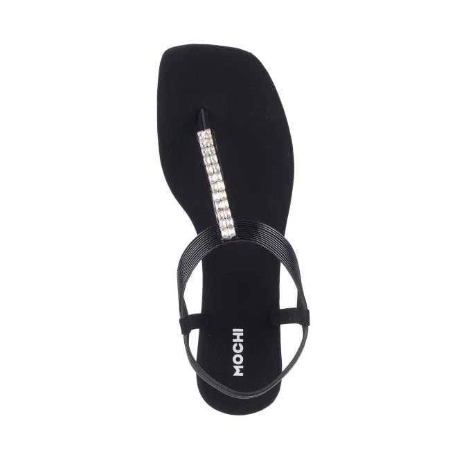 Mochi Women Black Party Sandals (SKU: 35-319-11-36)