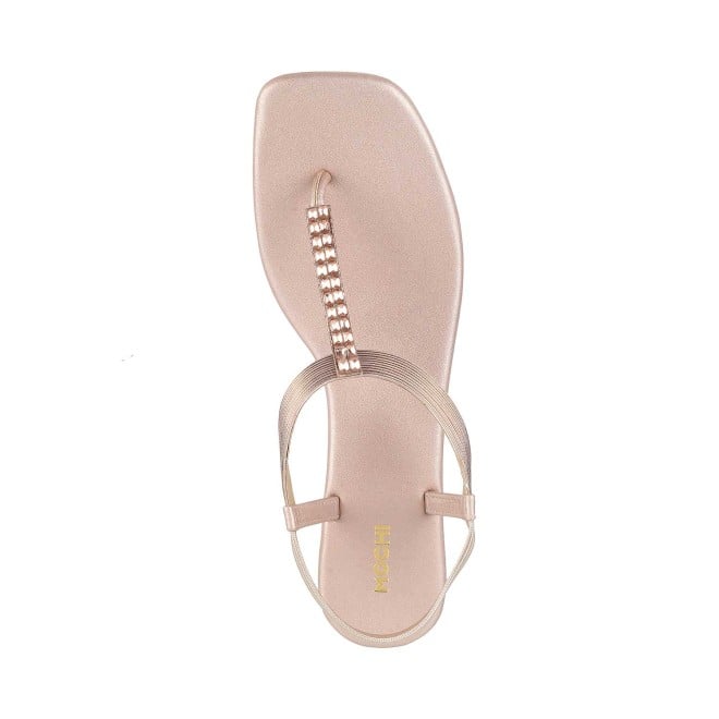 Mochi Women Rose-Gold Party Sandals (SKU: 35-319-52-36)