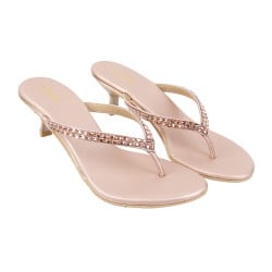 Women Rose-Gold Party Sandals