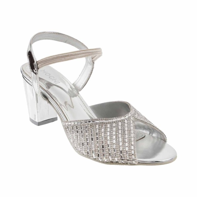 Mochi Silver Wedding Sandals