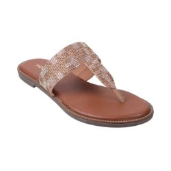 Women Beige Casual Slippers