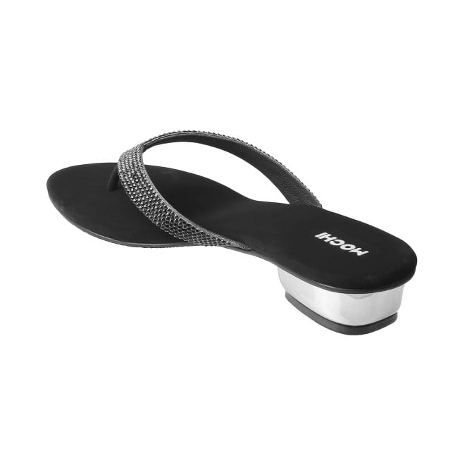 Mochi Women Black Casual Slippers (SKU: 35-4352L-11-42)