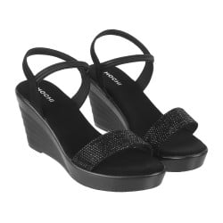 Women Black Party Sandals