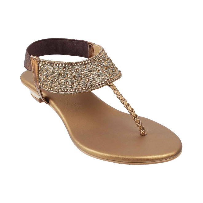 Buy Peach Flat Sandals for Women by Everqupid Online | Ajio.com