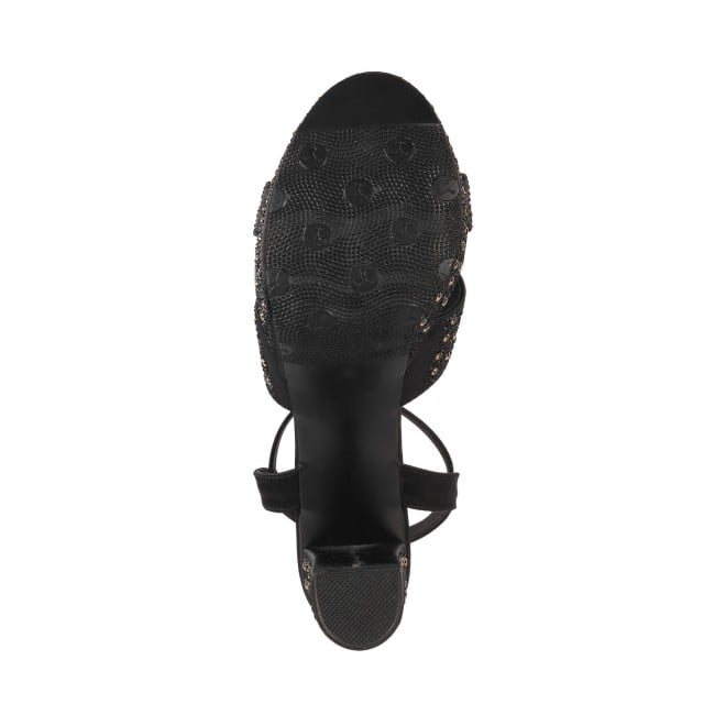 Mochi Women Black Wedding Slides (SKU: 35-469-11-37)