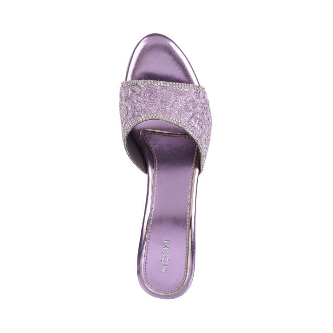 Mochi Women Purple Wedding Slip Ons (SKU: 35-4837-26-37)