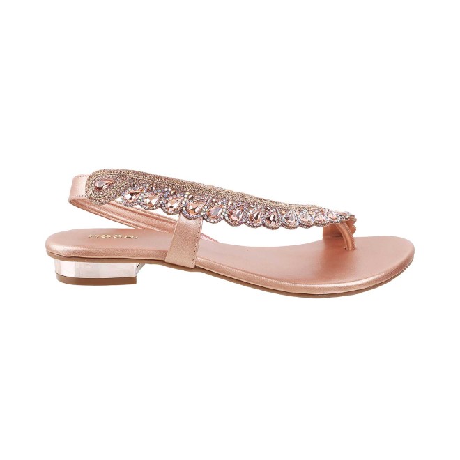 Buy Mochi Women Rose-Gold Wedding Sandals Online | SKU: 35-4849-52-36 ...