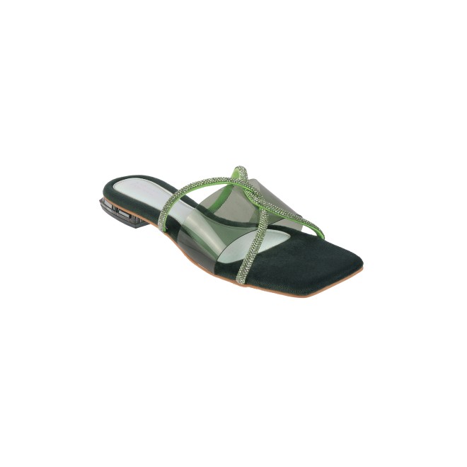 Mochi Women Green Party Sandals (SKU: 35-486-21-36)