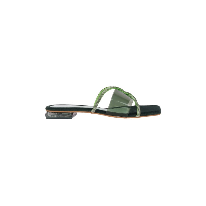 Mochi Women Green Party Sandals (SKU: 35-486-21-36)